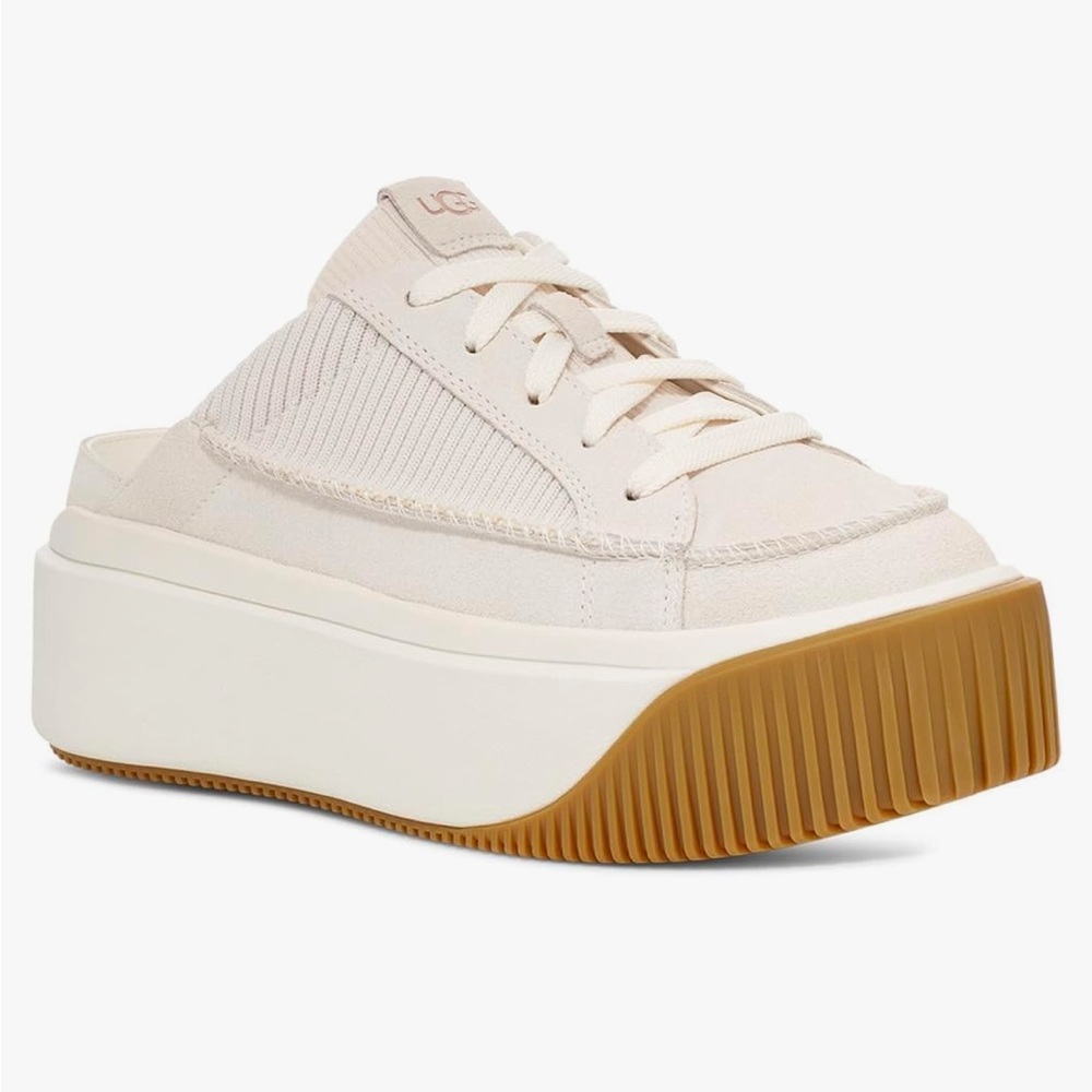 UGG Women’s EZ-Duzzit Mule Sneaker White 8.5